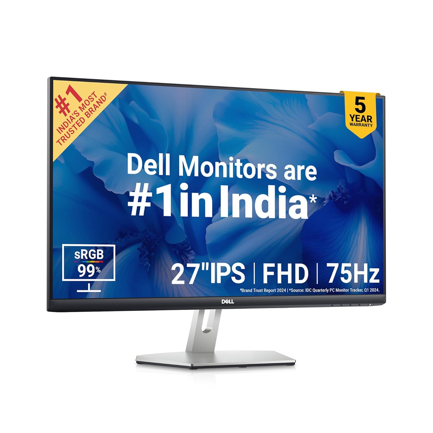 Dell S2721HNM 27″/68.96 cm FHD IPS Monitor |Titan Grey|