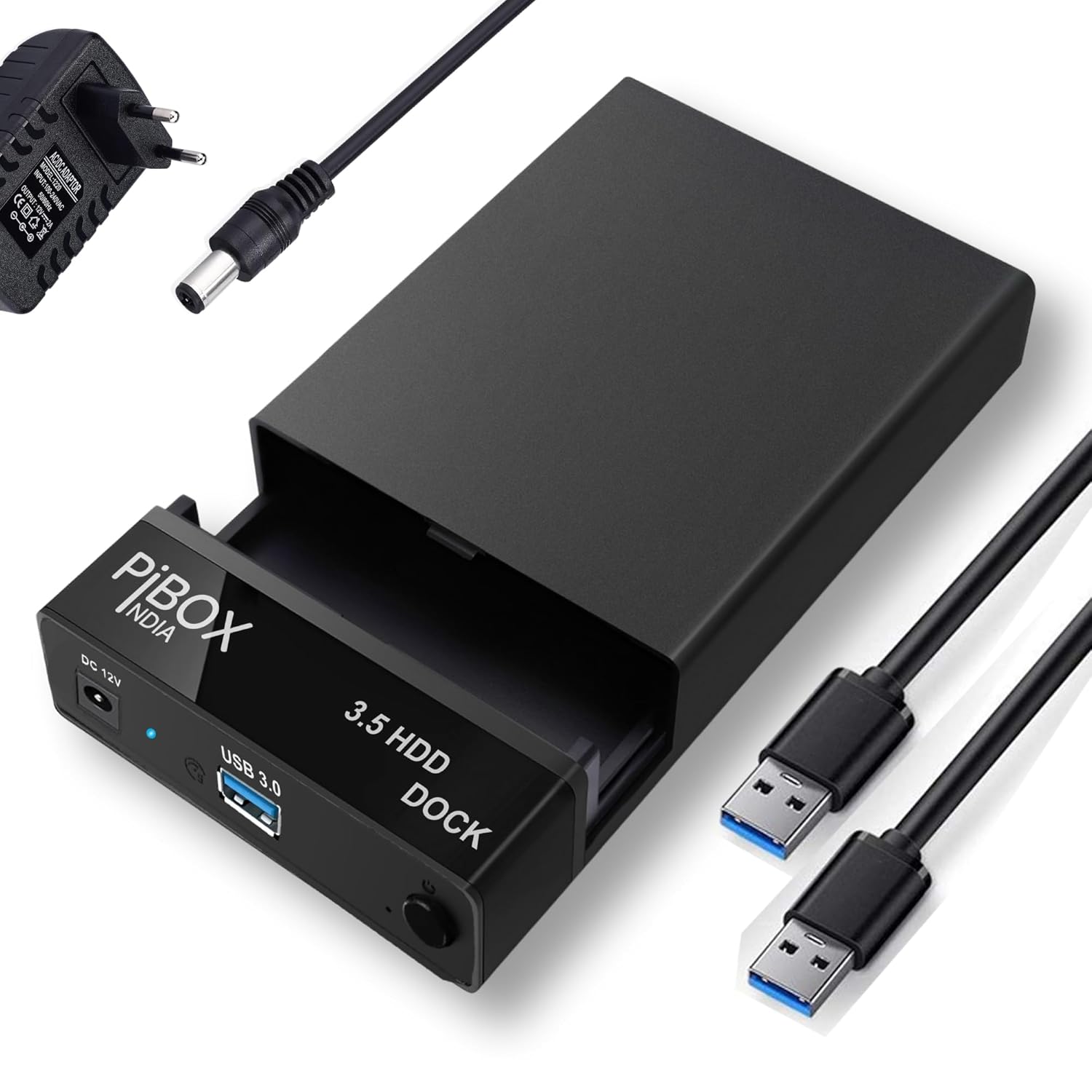 Hard Drive Enclosure, PiBOX India USB 3.0 External Hard Drive