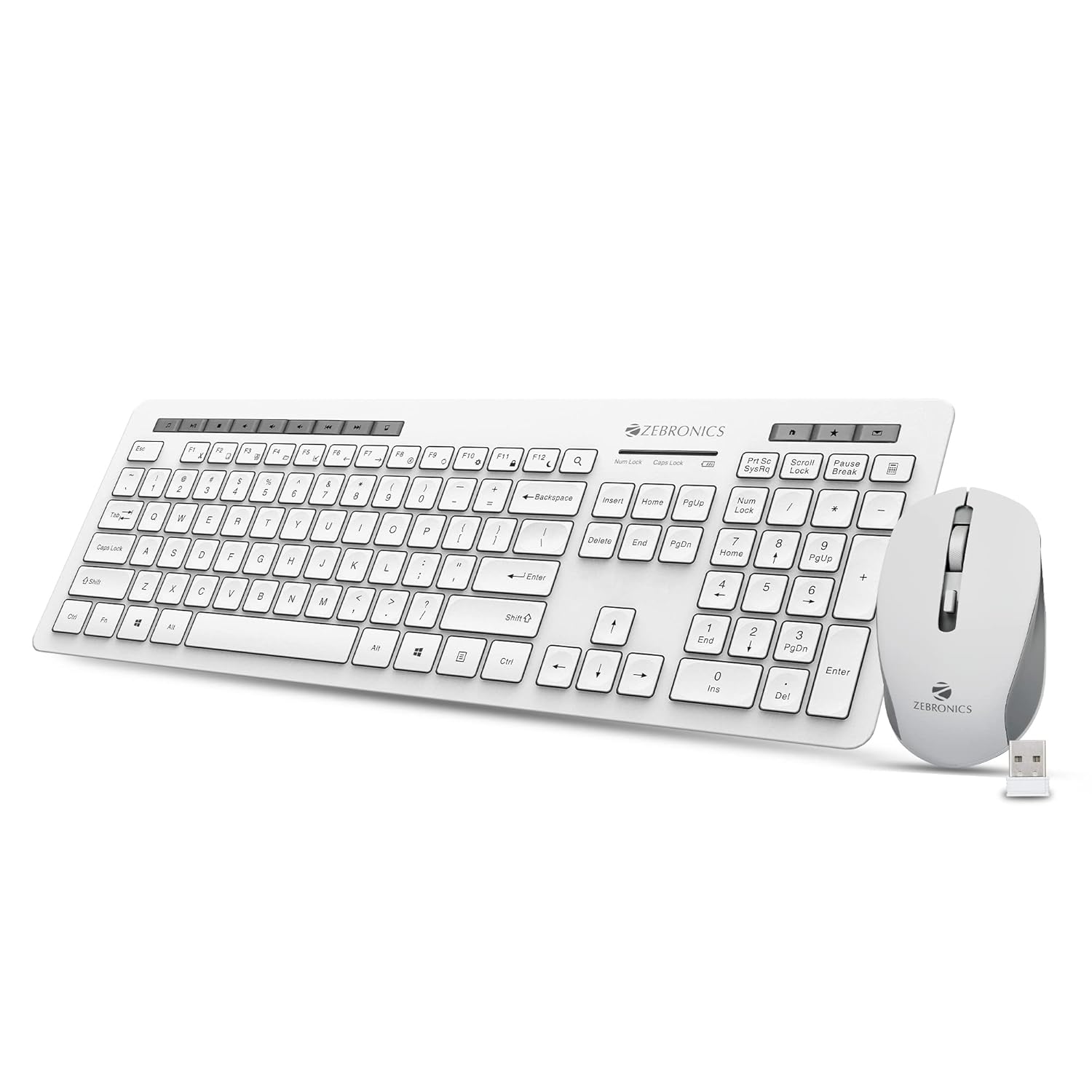 ZEBRONICS Zeb-Companion 500 2.4GHz Wireless Keyboard and Mouse