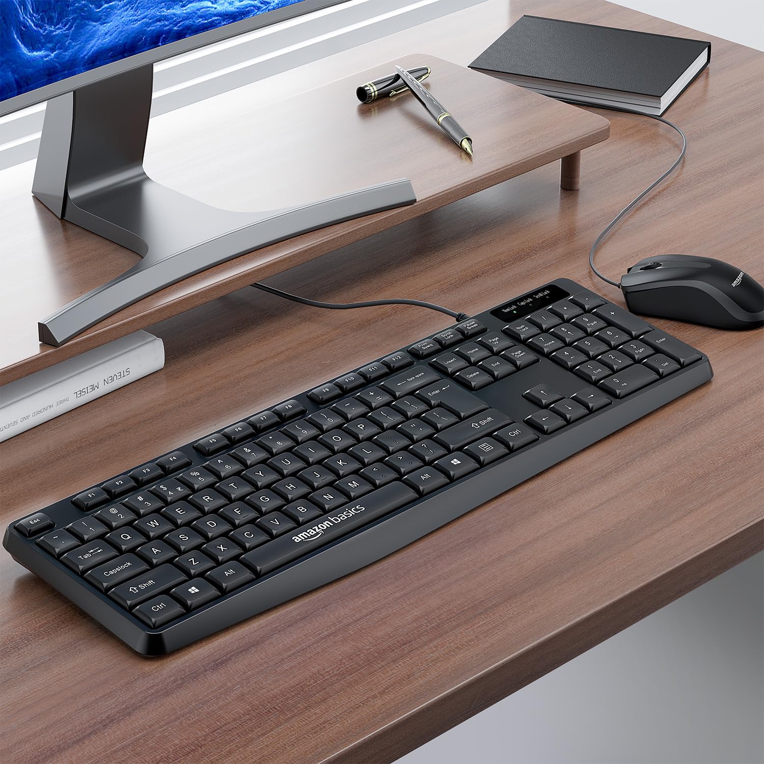 Amazon Basics Wired Keyboard and Mouse Combo - Image 6