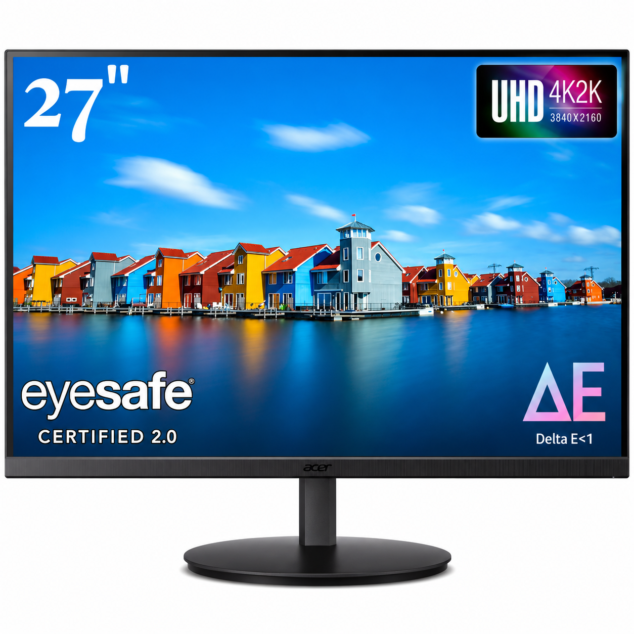 Acer CB272K 27 Inch UHD 4K 3840 X 2160 Pixels IPS Backlit LED LCD Monitor
