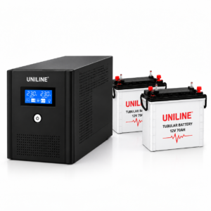 UNILINE Smartline SL-1500 1.5 KVA Line Interactive UPS with 2 × 17Ah Batteries